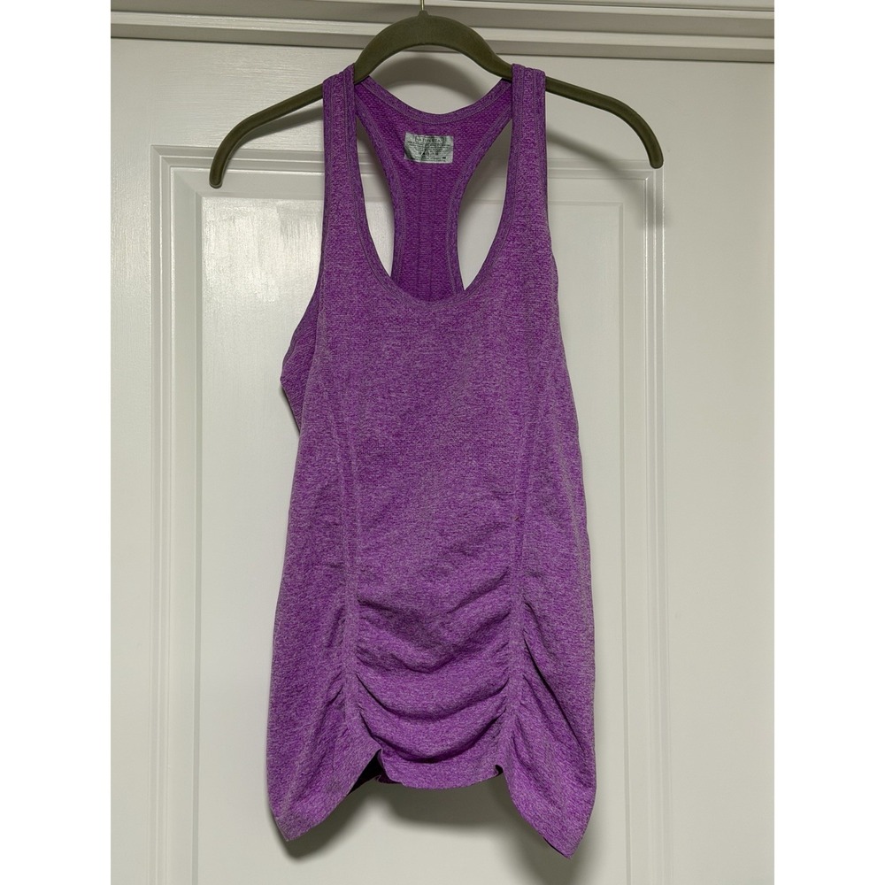 Athleta Fastest Track Seamless Tank in a heathered Purple, Women's Size Medium